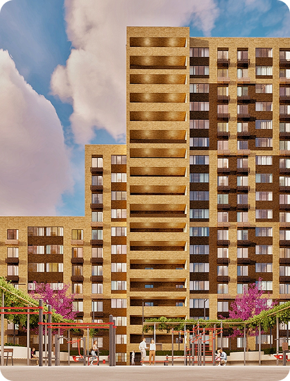 Рендер фасада